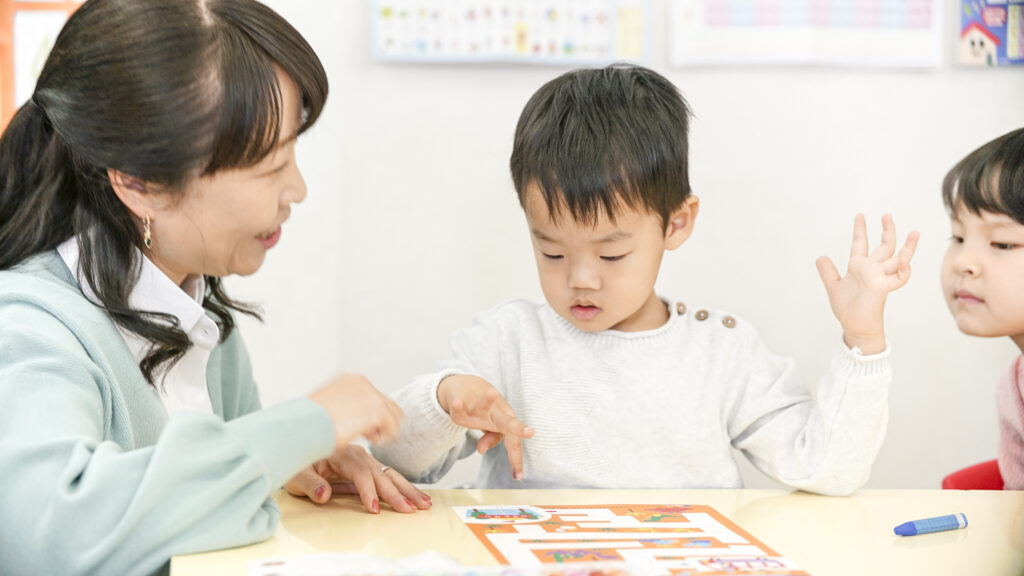 指導風景幼児